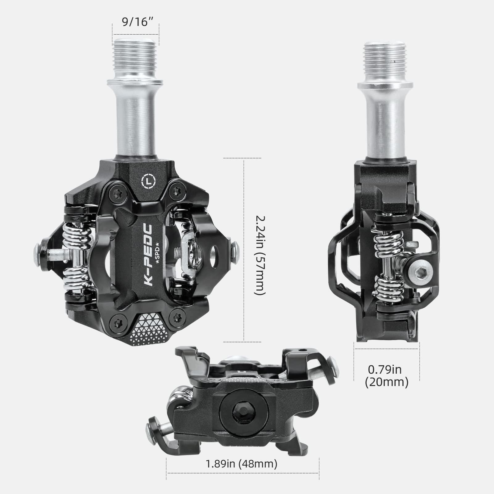 Amazon.com : K PEDC Compatible Clipless MTB Mountain Bike Pedal